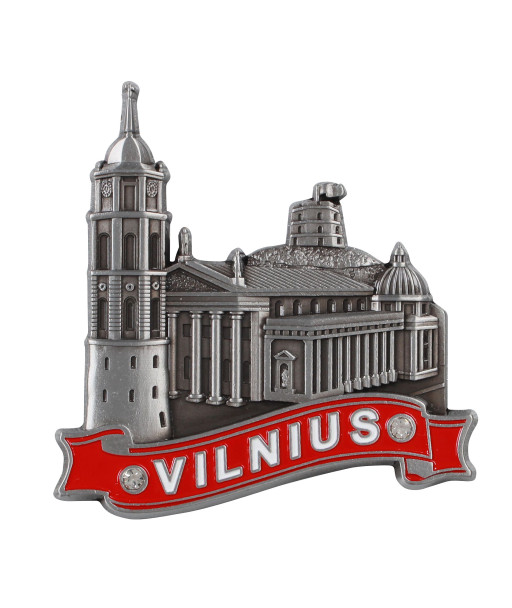 Metalinis magnetas Vilniaus Katedra ir Gedimino bokštas